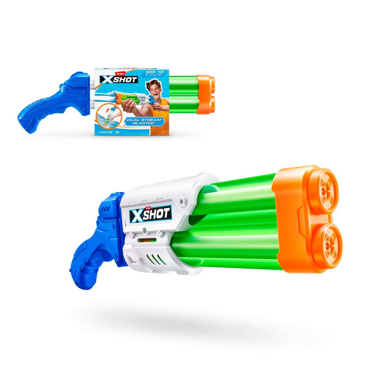 Lanzador de agua Dual Stream X-Shot Zuru con capacidad de 700 ml